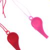 5Pcs/Lot Plastic Whistle Wanyard Children Kids Party Bag Filler Outdoor Toys