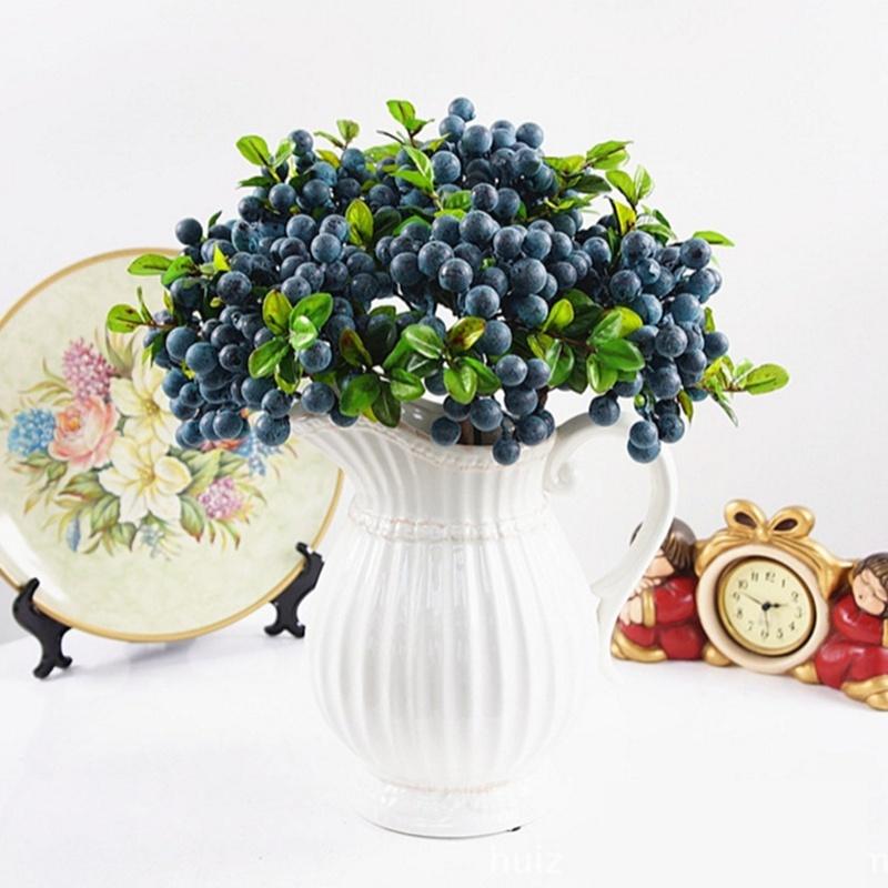 3шт свадебные украшения искусственные ягоды моделирование цветы фрукты украшение дома