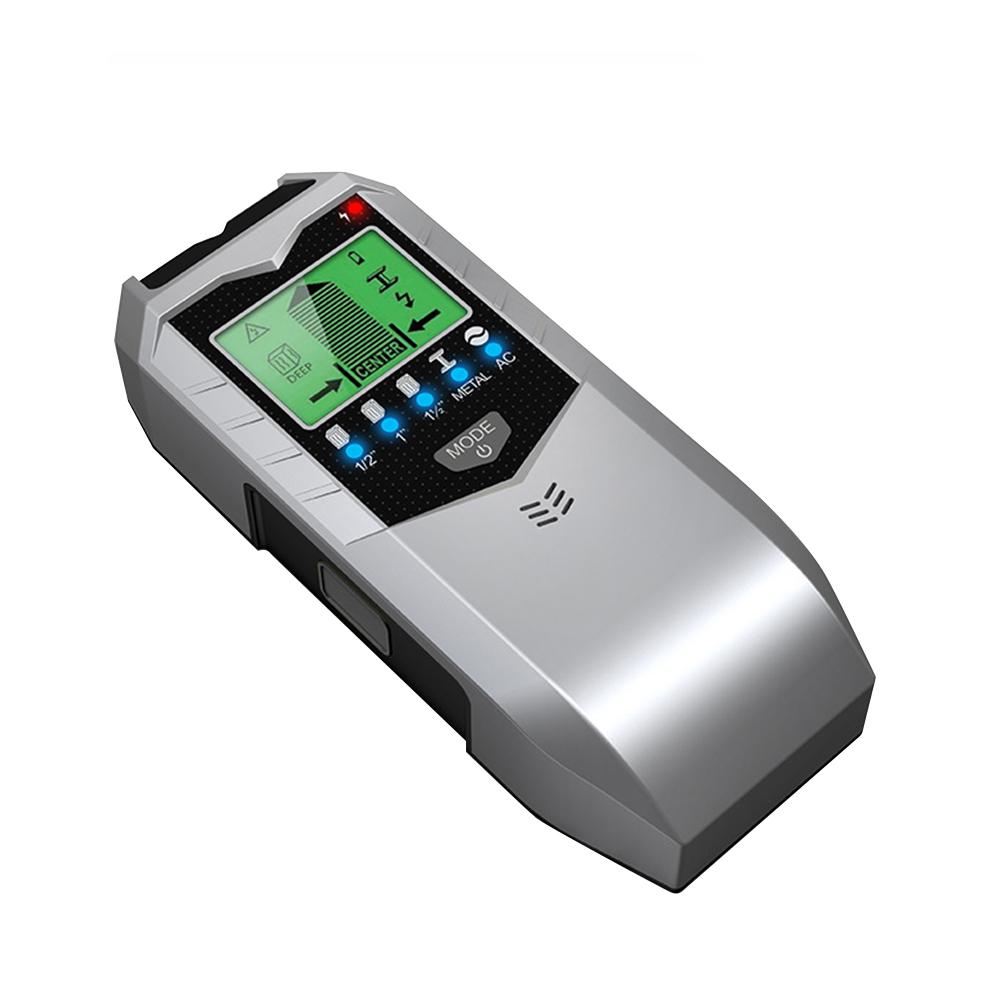 Датчик обнаружения стоек стены, настенный сканер, электронный детектор 5 в 1, центр края, обнаружение деревянных балок/металла/проводов под напряжением переменного тока внутри стены