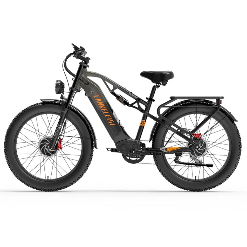 Electric Bicycle LANKELEISI MG800 Max 26" 1000Wx2 Dual Motor Electric Bike Adult Top Speed 48Km/h 48V 20AH 7 Speed Range 130Km Load 150KG