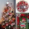 Red & White Net Yarn Christmas Wreath Tree Stripes Candy Cane Decoration Mesh Roll Christmas Ribbon