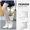 Japanese New Medium Tube Rain Shoes Women's Fashion Water Shoes Outer Wear Medium Tube Water Shoes Adult Short Rain Boots