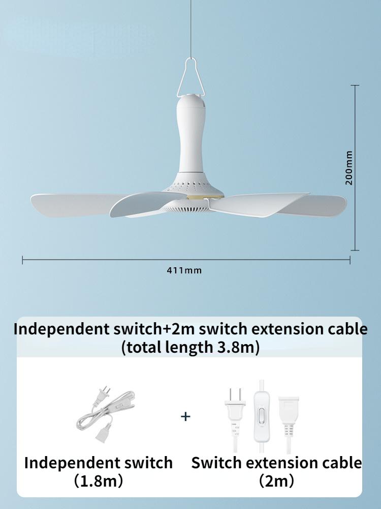 Вентилятор с розеткой, светодиодный потолочный вентилятор со светодиодной подсветкой, регулируемый небольшой потолочный вентилятор, вентилятор для гаража, ванной комнаты, кабинета, спальни, кухни