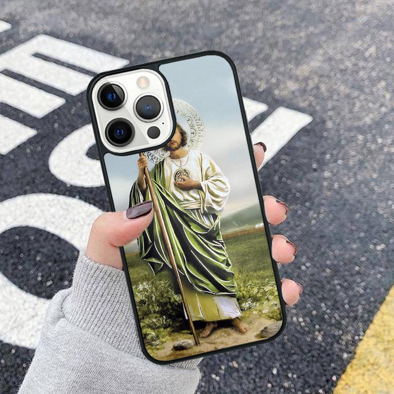 San Judas Colored Design Case For iPhone 17 Air 11 12 13 14 15 16 Pro Max Cover For iPhone 17 Air 13 12 Max Plus 2020