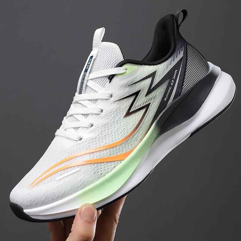 2024 Горячая распродажа мужская повседневная обувь ударопрочная удобная для улицы бега фитнеса тренировок модная спортивная обувь сетчатая обувь