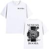 Rap Artist Booba Nero Nemesis Album Graphic Tshirt for Unisex Women Hiphop Fashion 2026 Summer Print Pure Cotton Casual Tshirt