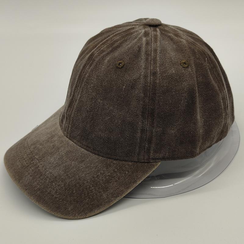 Vintage Distressed American 6-Panel Baseball Cap-Adjustable for Outdoor Streetwear