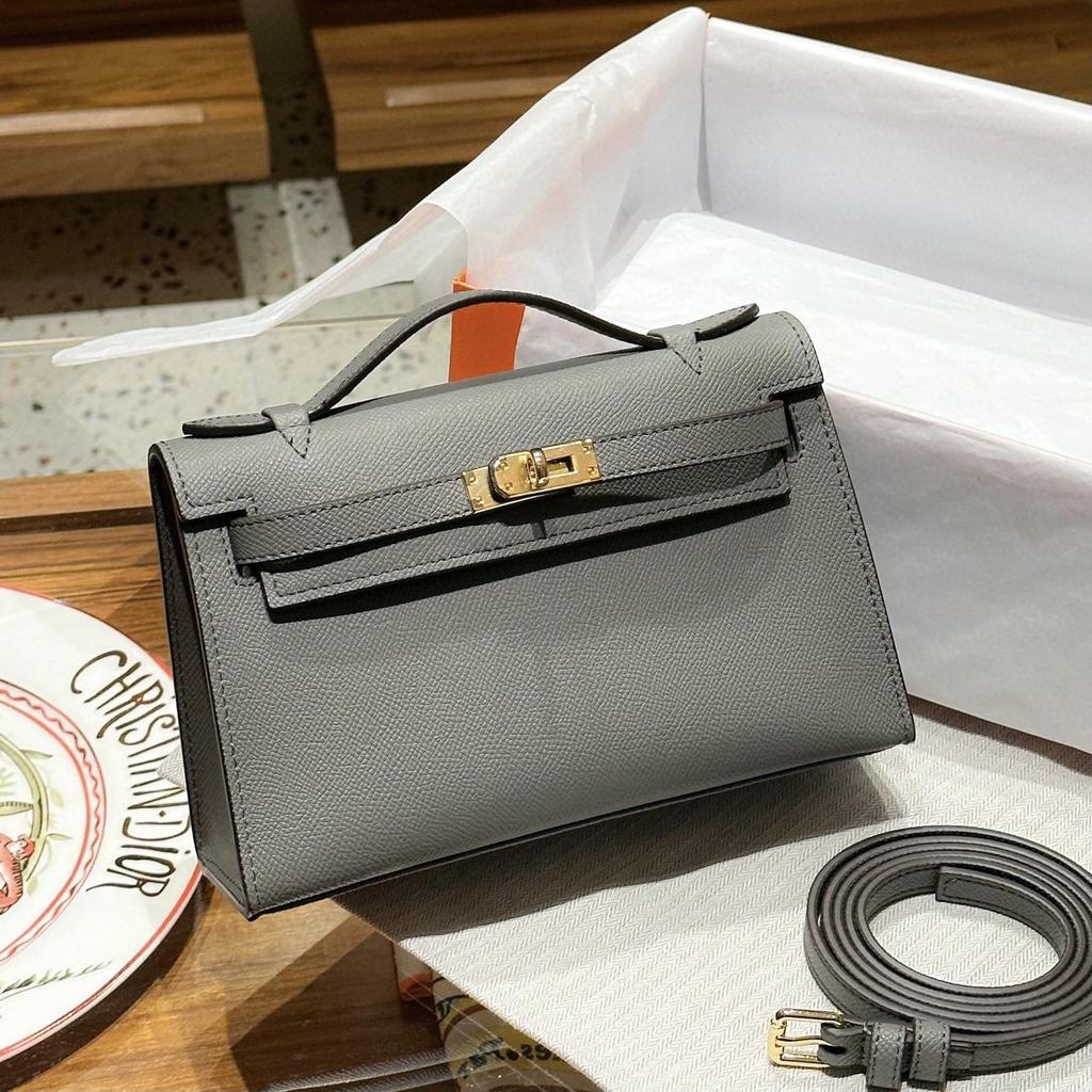 A Generation Of Hermès Birkin Handbag Mini Handbag Night Bag High-Quality Real Leather Single-Strap Tote Small Bag Women