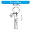 Elegant 2025 Moving Day Keychain Thoughtful 2025 Housewarming Gift Keychain In Stainless Steel for Friends Family