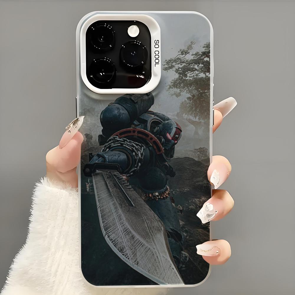 Чехол для телефона Game W-Warhammers-s 40k Чехол для телефона для iPhone 14 16 15 11 12 13 Pro Max Mini Plus Ударопрочный чехол