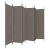 VidaXL Room Divider 6 Panels Folding Room Separator Privacy Screen Partition Living Room Decoration 350208