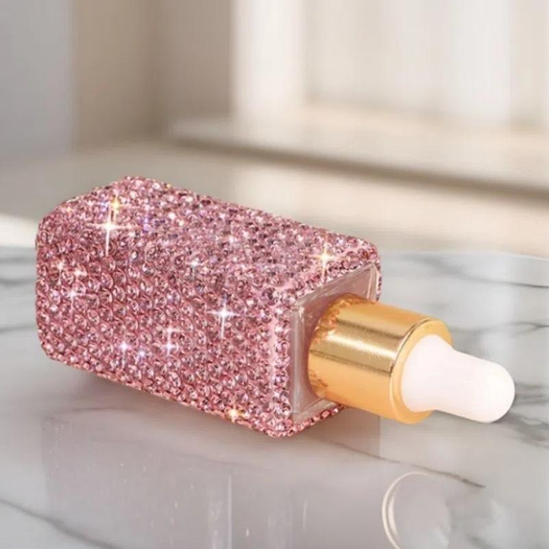 Многоразовый пустой флакон для духов сверкающий горный хрусталь мини-флаконы-капельницы парфюмерный контейнер