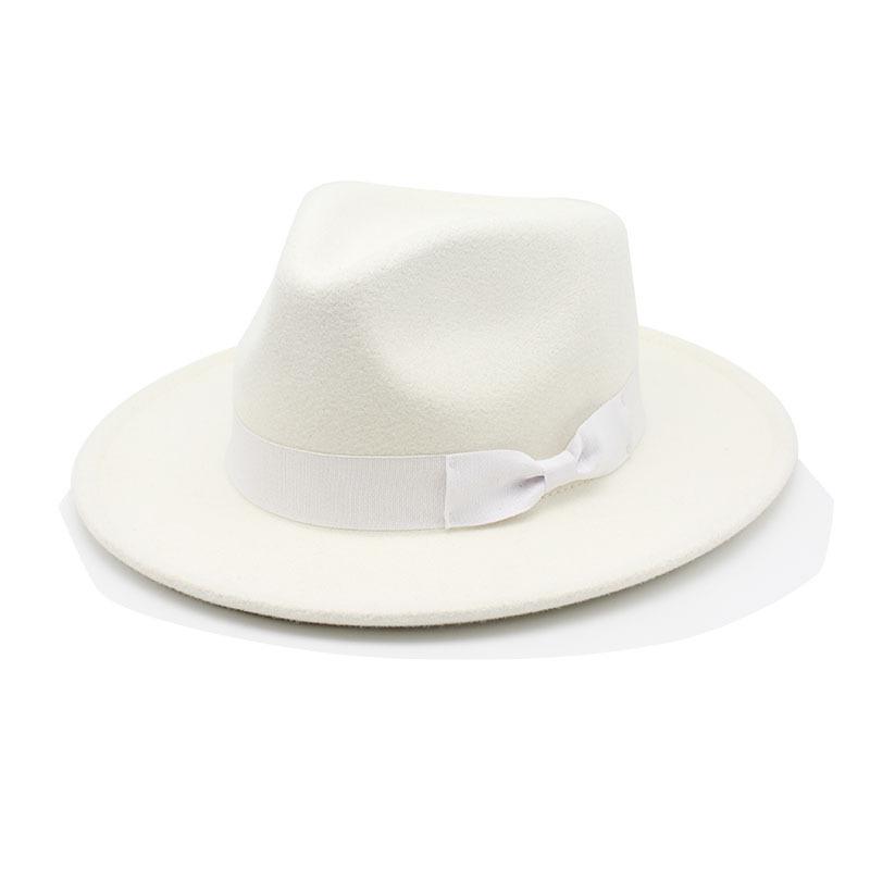 Dragon And Phoenix Top Hat Fashion Bow Top Hat Peach Heart Top Big Brim Beige White Jazz Top Hat