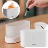 Simulated Flame Aromatherapy Machine Aromatic Machine Home  Desktop Seven Color Flame Humidifier