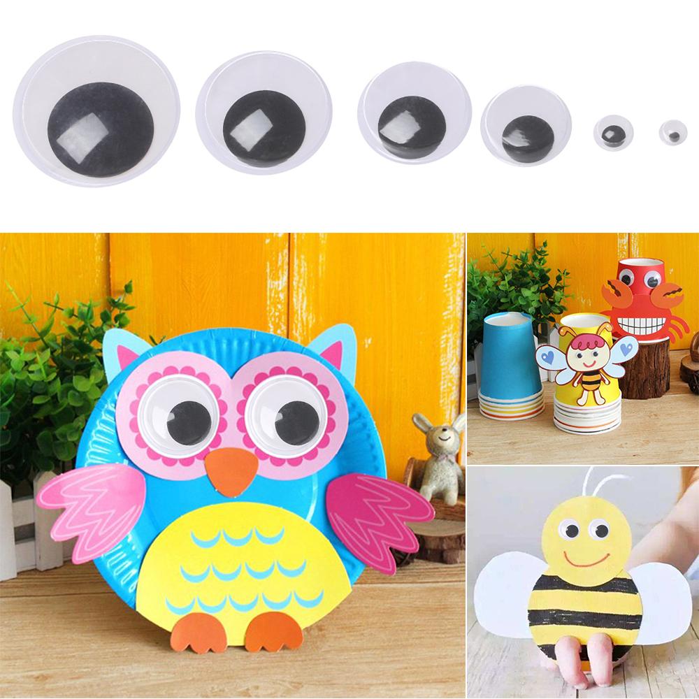 Stuffed Animals Parts DIY Dolls Materials 3D Dolls Accessories Wiggling Moving Eyes Plush Panda Eye