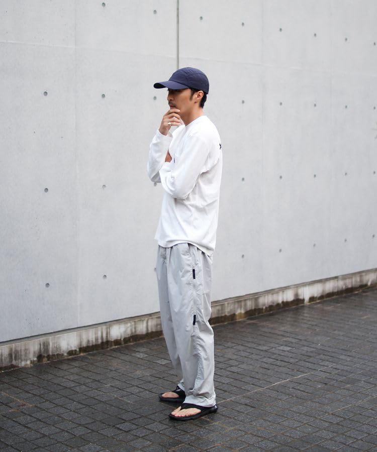 Snow Peak SP Logo Pocket Cut and Long Sleeve and Off Size L L/S T-Shirt EC-TS-25AU014, Sew, T-Shirt, Men's Women's, White,