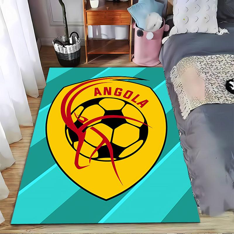 Angola Soccer Emblem suitable as a non-slip mat for the living room or bedroom sofa