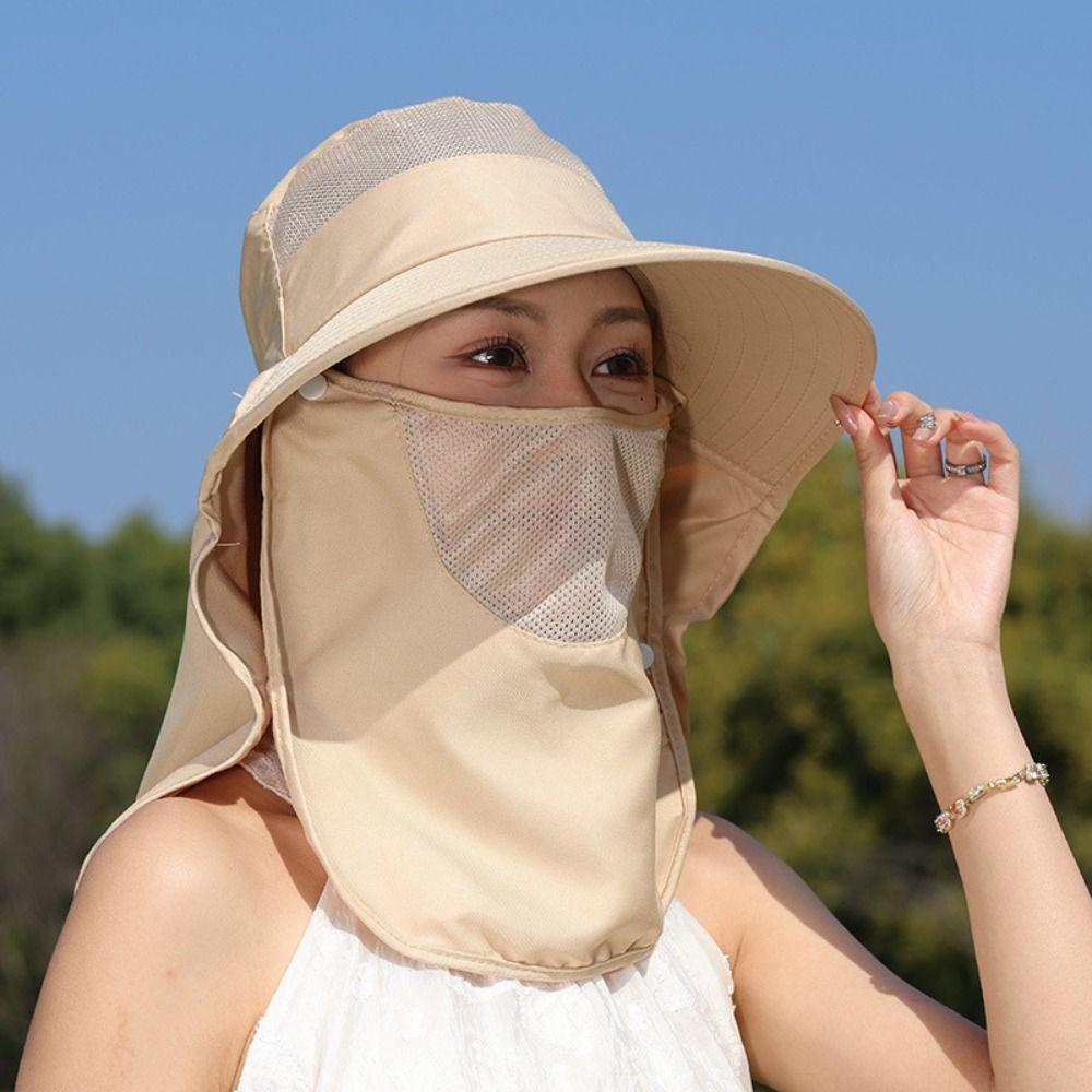UV Protection Fishing Hat Breathable Mesh Sunhat New Sun Hats Outdoor