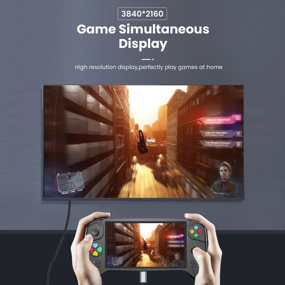 Кабель для передачи данных OTG 4K 60 Гц, линия быстрой зарядки PD 100 Вт, чип Emark, кабель USB 3.1 Gen 2 Type-C