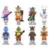 Сборка Мини-кирпичи FNAF Игры Ночи Фигурка Мини-фигурки Строительные блоки Скелет Триллер Игрушки Подарок Игрушки для детей Mould King