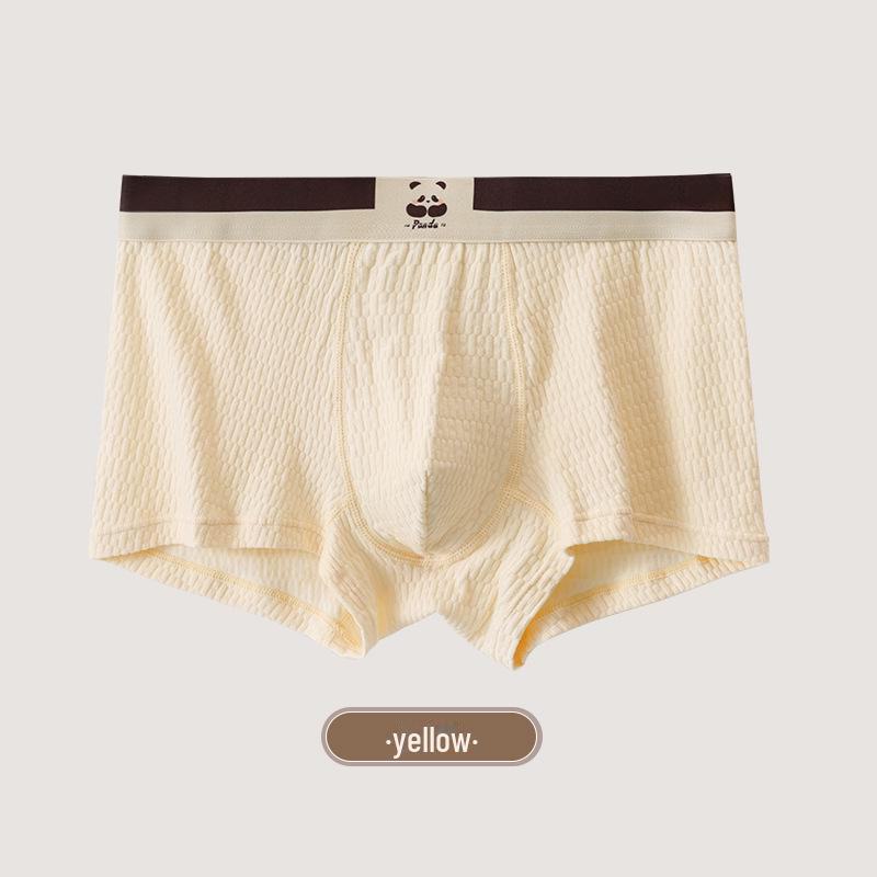 Мужские хлопковые шорты-боксеры — дышащие, молодежные, мягкая ткань, дизайн с четырьмя углами