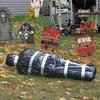 Halloween Corpse Props Horror Bloody Body Bag Haunted House Hanging Decoration Set Outdoor Patio Scary Shroud Decoration