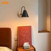 Nordic Wall Lamp Solid Wood Wall Lamps Bedroom Modern Bedside Light Creative Macaron Wall Lights Living Room Restaurant E27