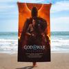 God Of War Single Player Game Bath Towel Microfiber Soft Water Absorbing Breathable For Girl Kids Decorative Cartoon Beach