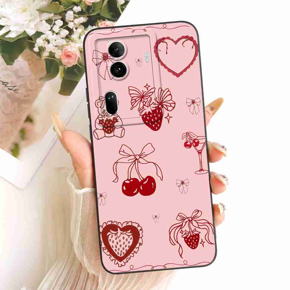 For Oppo Reno11 Pro 5G Case Fashion Cute Panda Cat Soft Silicone Back Cover For Reno11 Pro 5G CPH2607 Phone Cases Bumper