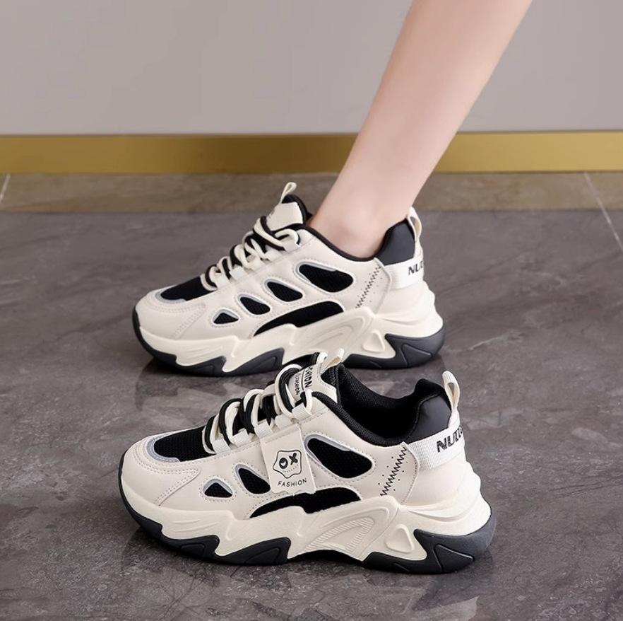 Leather Two Cotton Women's Winter, Small Size Thick Soft-soled Velvet Sneakers