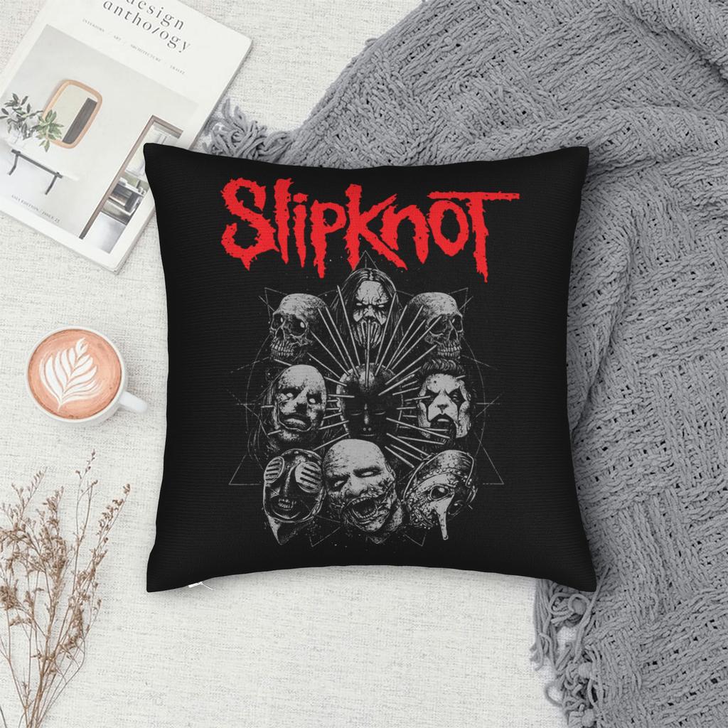 Slipknot метал-рок группа музыка Печать Наволочка Чехол для подушки Подушки Новый стиль Домашний декор Молния Разные размеры