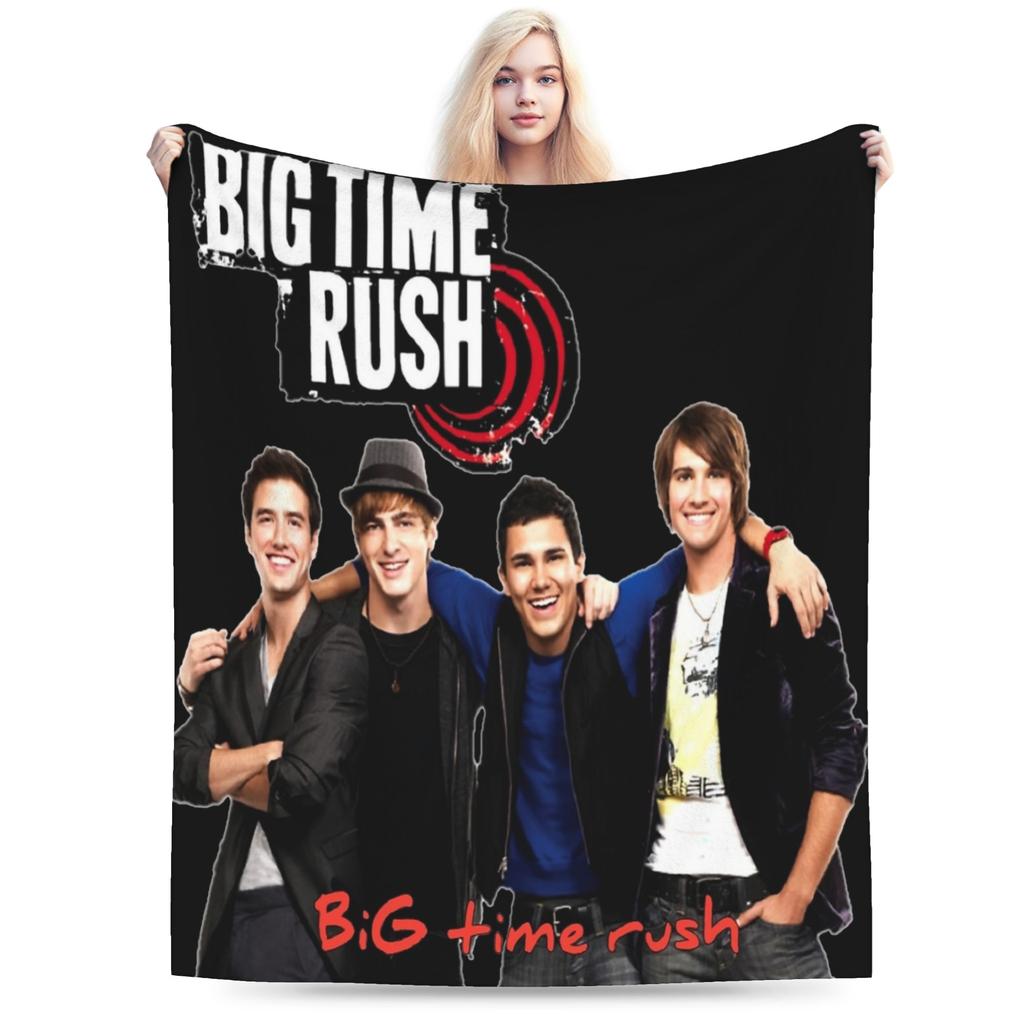Команда Big Time Rush Тур Eras Аксессуары Плед Ультрамягкий Фланелевый Плед-Покрывало Коврик для Отдыха
