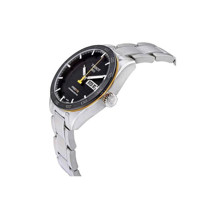 Tissot PRS516 Автоматические Механические Часы Мужские Часы 42мм Черный Циферблат Корпус из Нержавеющей Стали T100.430.11.051.00