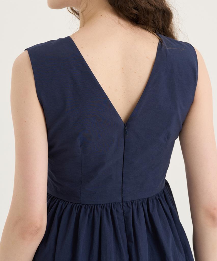 Reve Hearted Bear Grace Dress - Navy