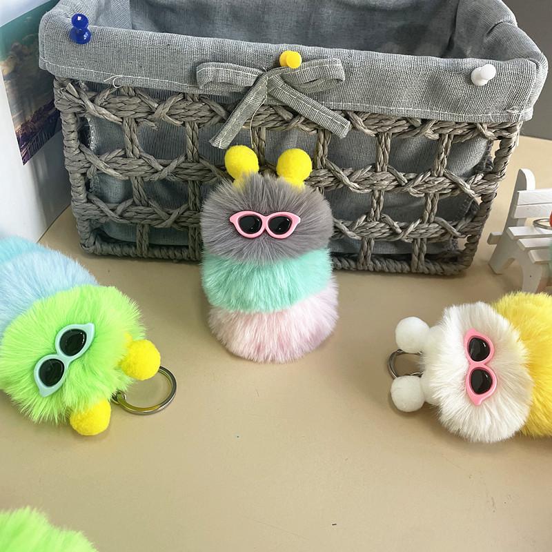 Punk MAOMAO Fashion Plush Pendant Carnival Souvenirs Gifts Funny Bag Bag Charm