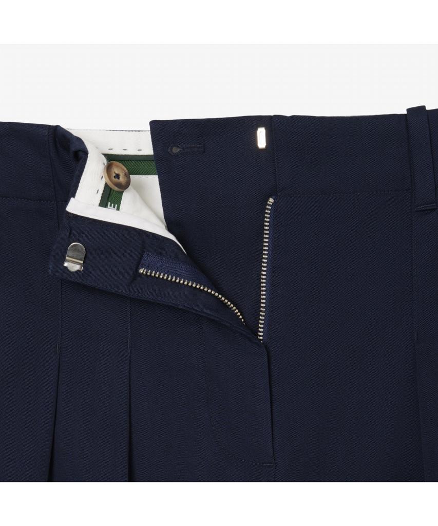 LACOSTE Женские Широкие Хлопковые Брюки Чинос со Стрелками Hf2445-55N 166