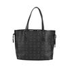 MCM Classic Monogram Reversible Large Capacity Leather Tote Shopping Bag Unisex Tote Black MWPAAVI02BK001