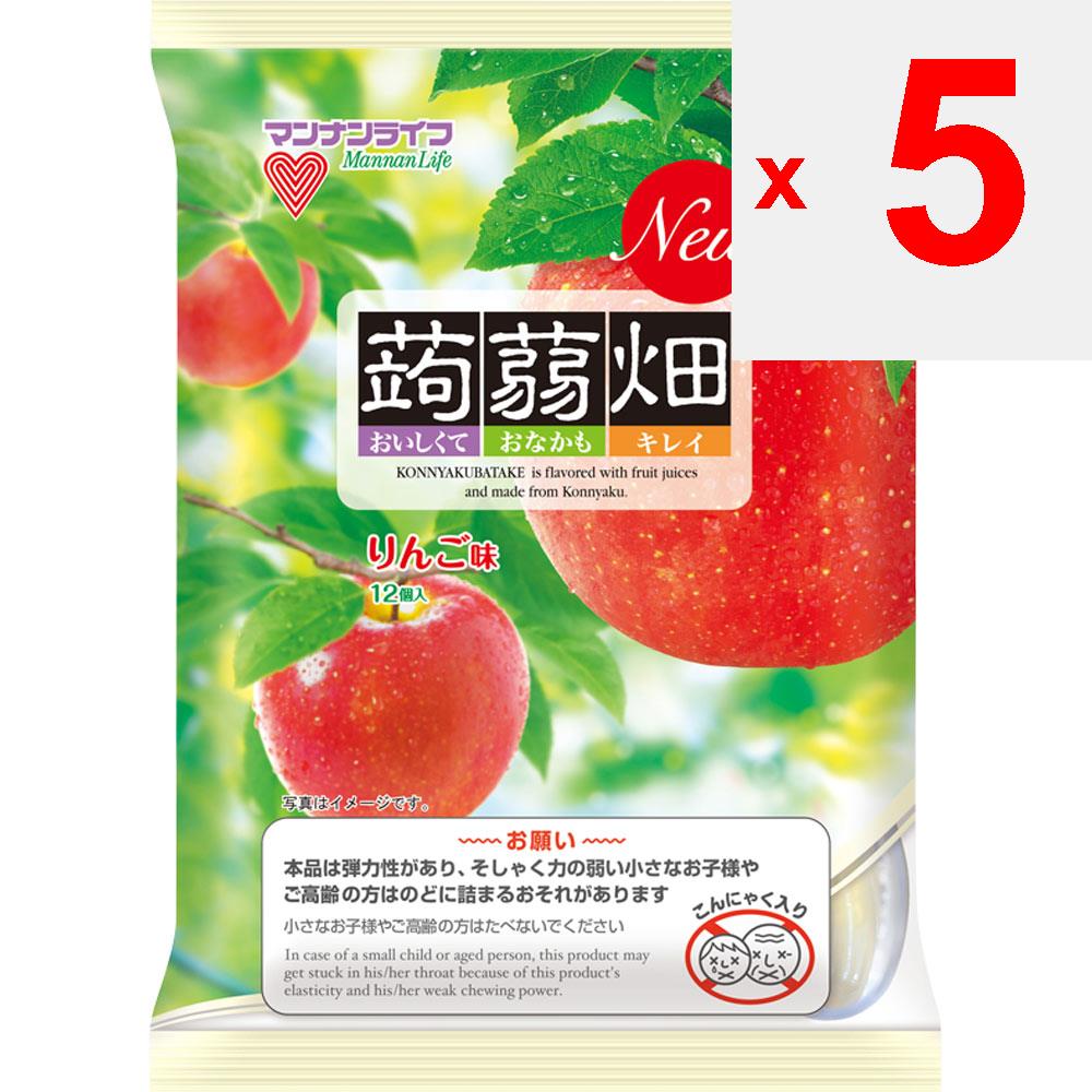 Mannan Life Конняку Хатаке со вкусом яблока 25г х 12 желе Конняку Хатаке