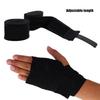 Adults 1 Pair Elastic Handwraps Hand Wrap for Boxing Kickboxing Muay Thai (Red)