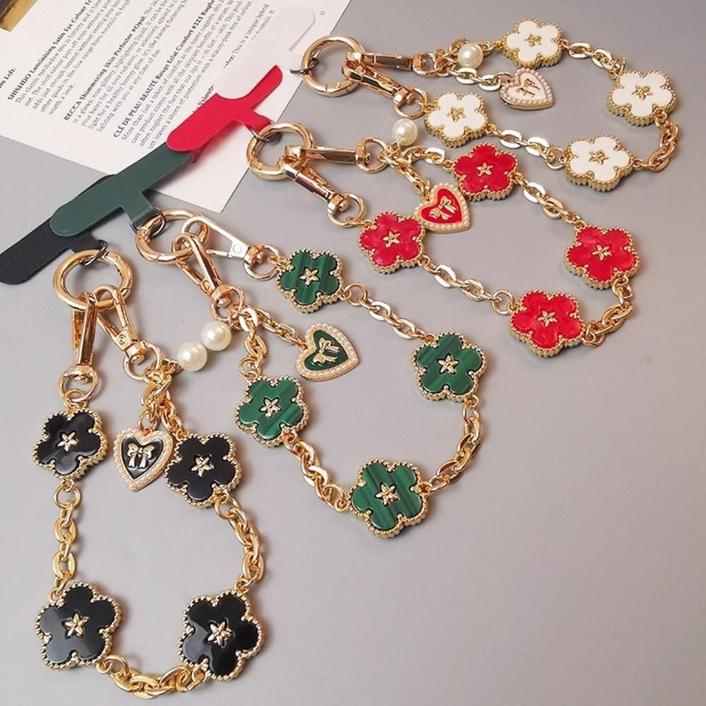 Flower Cell Phone Chain Metal Chain Mobile Phone Lanyard Mobile Phone Strap Women/Lady/Girl