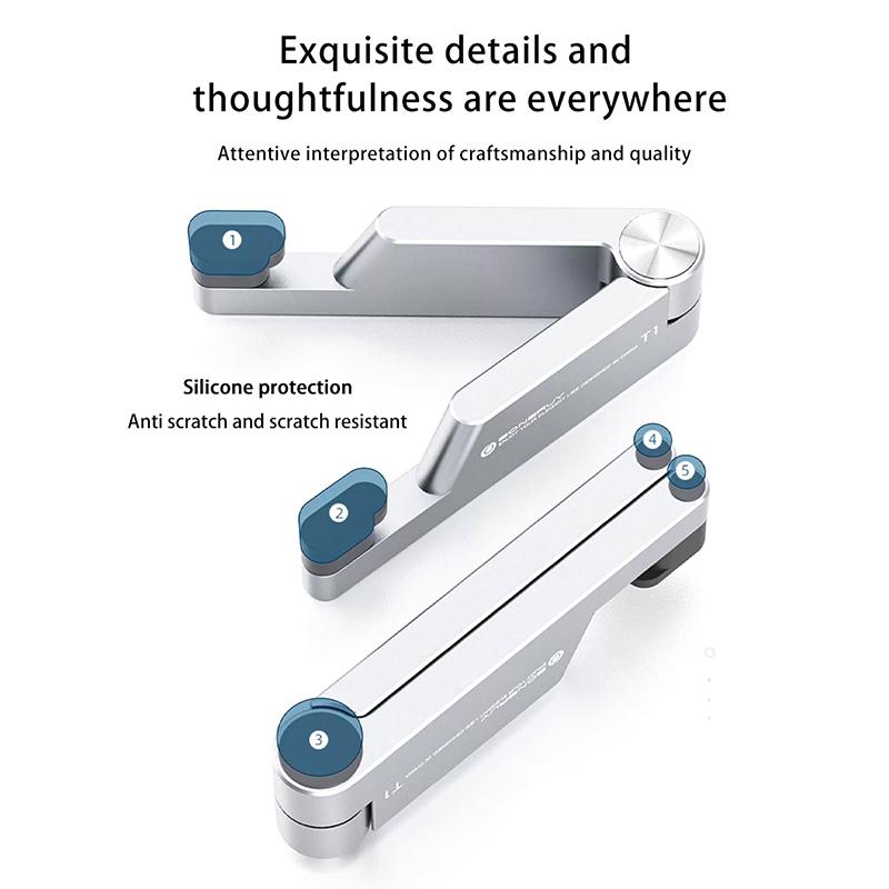Универсальный алюминиевый держатель для мобильного телефона, портативное складное настольное крепление для iPhone, iPad, электронной книги, планшета, кронштейна для телефона