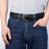 Ремень мужской из натуральной кожи растительного дубления первого слоя, мужской повседневный ремень с пряжкой в стиле ретро