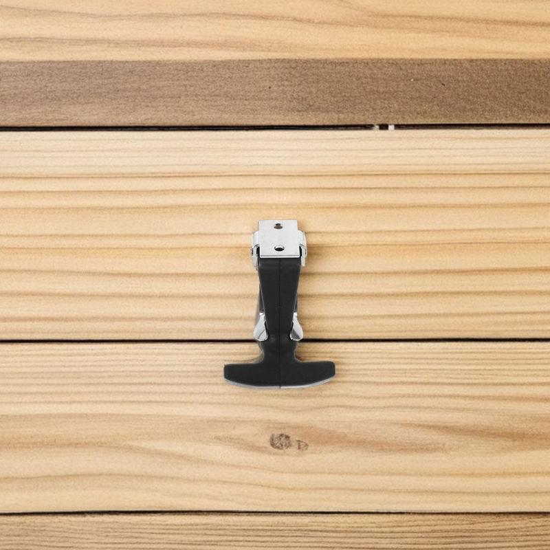 3Pcs Flexible T-Handle Rubber Draw Latch Engine Hood Shockproof Toolbox Truck Trailer Rv Lock Hasps Draw Latch