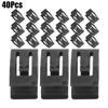 40 Pcs Buckle Dashboard Fastener Clip Car Accessories Retainer Clips For Iron Mounting Metal Universal Vehicle Automobile C6E5