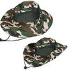 Fashion Outdoor Wide Brim Camouflage Fisherman Bucket Boonie Hat Anti UV Cap