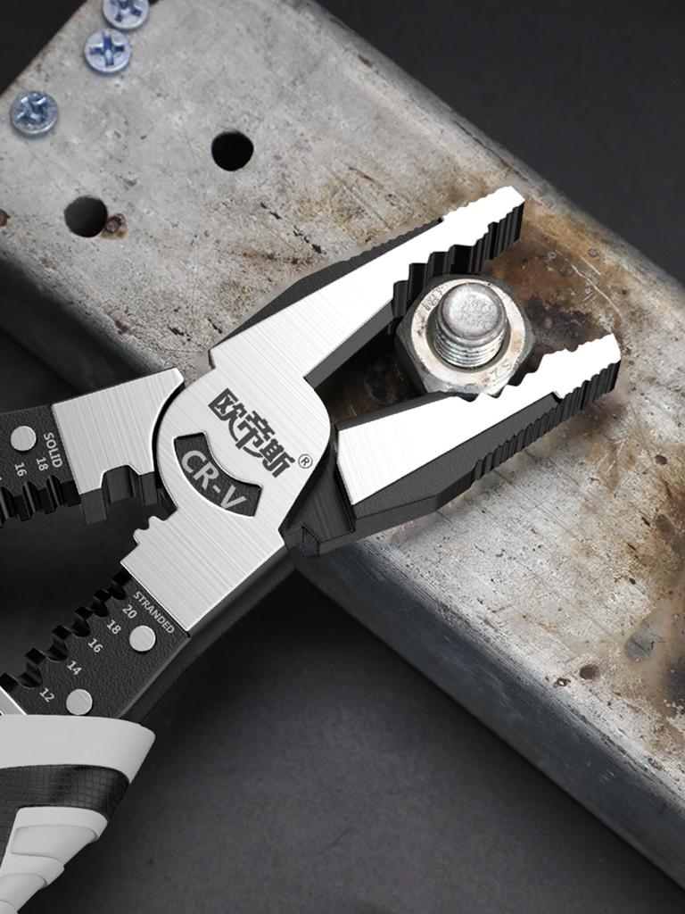 Плоскогубцы для обжима проводов, многофункциональные кусачки для зачистки проводов, наборы щипцов-щипцов для электриков с диагональными игольчатыми носами