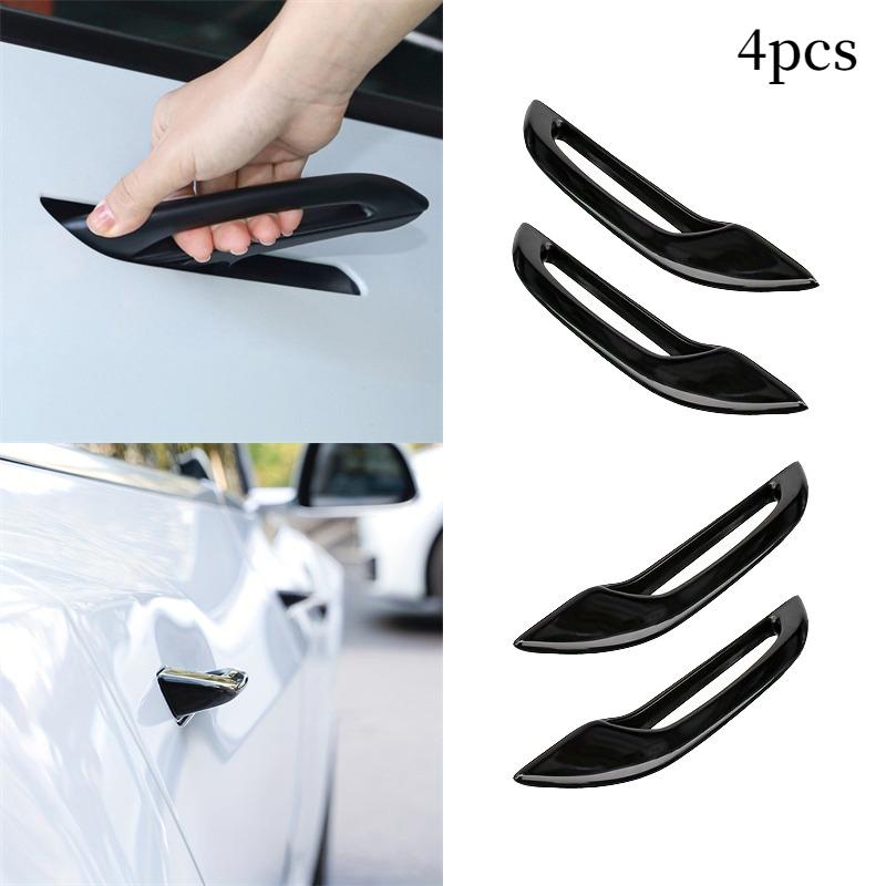 4pcs Suitable for 2023 Huanxin Model 3 door handle, convenient anti freezing door handle, exterior accessories modification