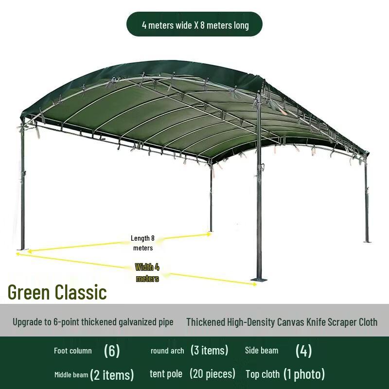 Heavy-Duty Retractable Outdoor Canopy Tent