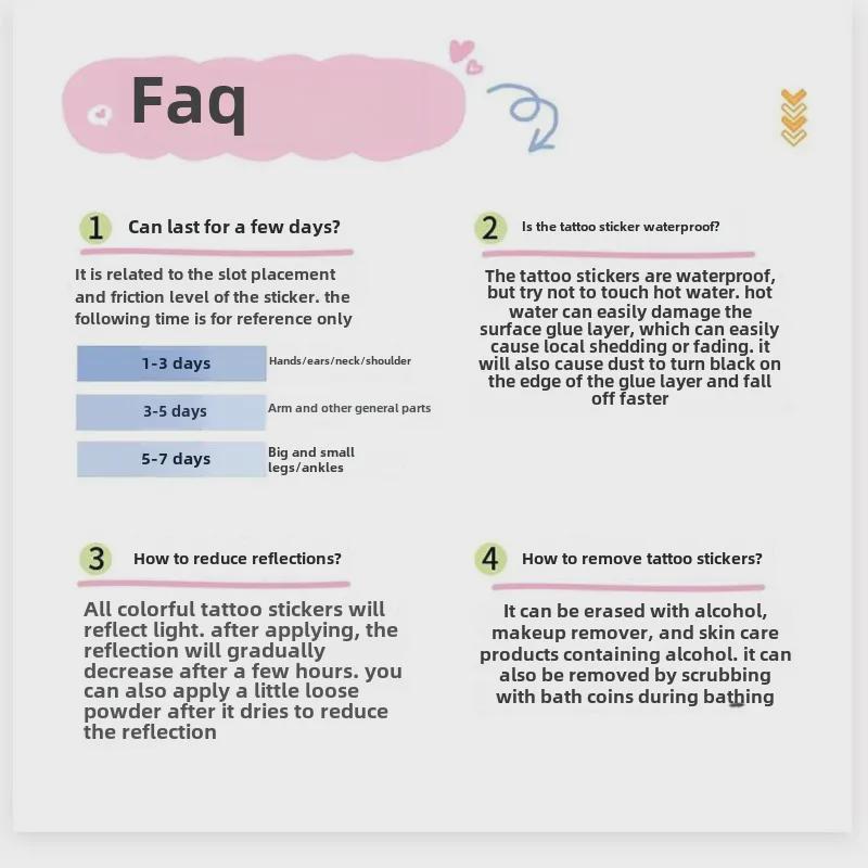 Водонепроницаемые наклейки-татуировки с бабочками и цветами для девушек — прочные и идеально подходят для рук, пальцев и тыльной стороны ладоней