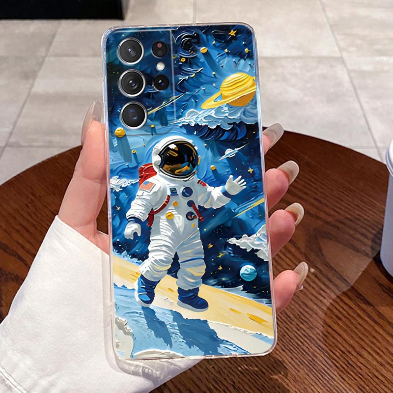 Для Samsung Galaxy S21 Ultra Чехол Samsung S21 FE Чехлы Мягкая Задняя Крышка из ТПУ Для Samsung S21 Plus S21+ Чехол Кролик Кошка Чехол для Телефона